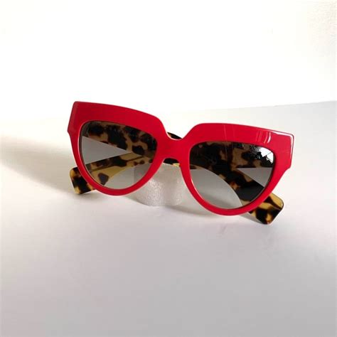 Prada Poeme Sunglasses Red 